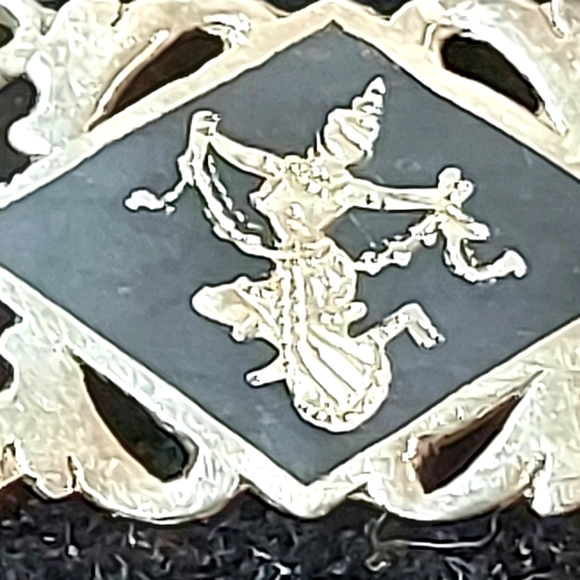 Antique Silver Siamese Dancer Link Bracelet - Picture 5 of 15